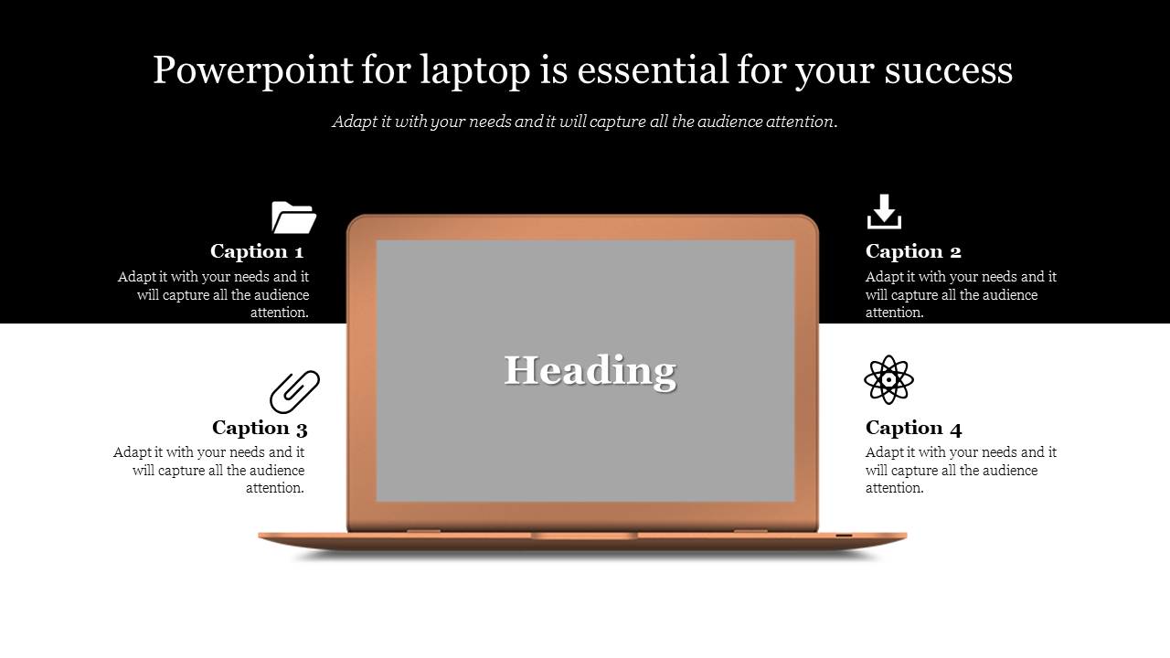 Free - Our Predesigned PowerPoint and Google Slides For Laptop 